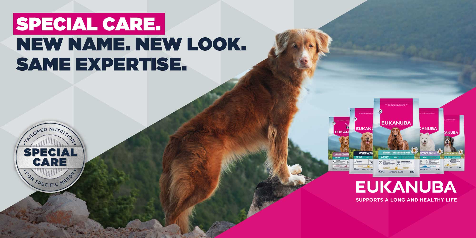 Eukanuba relaunch : special care droogvoeding