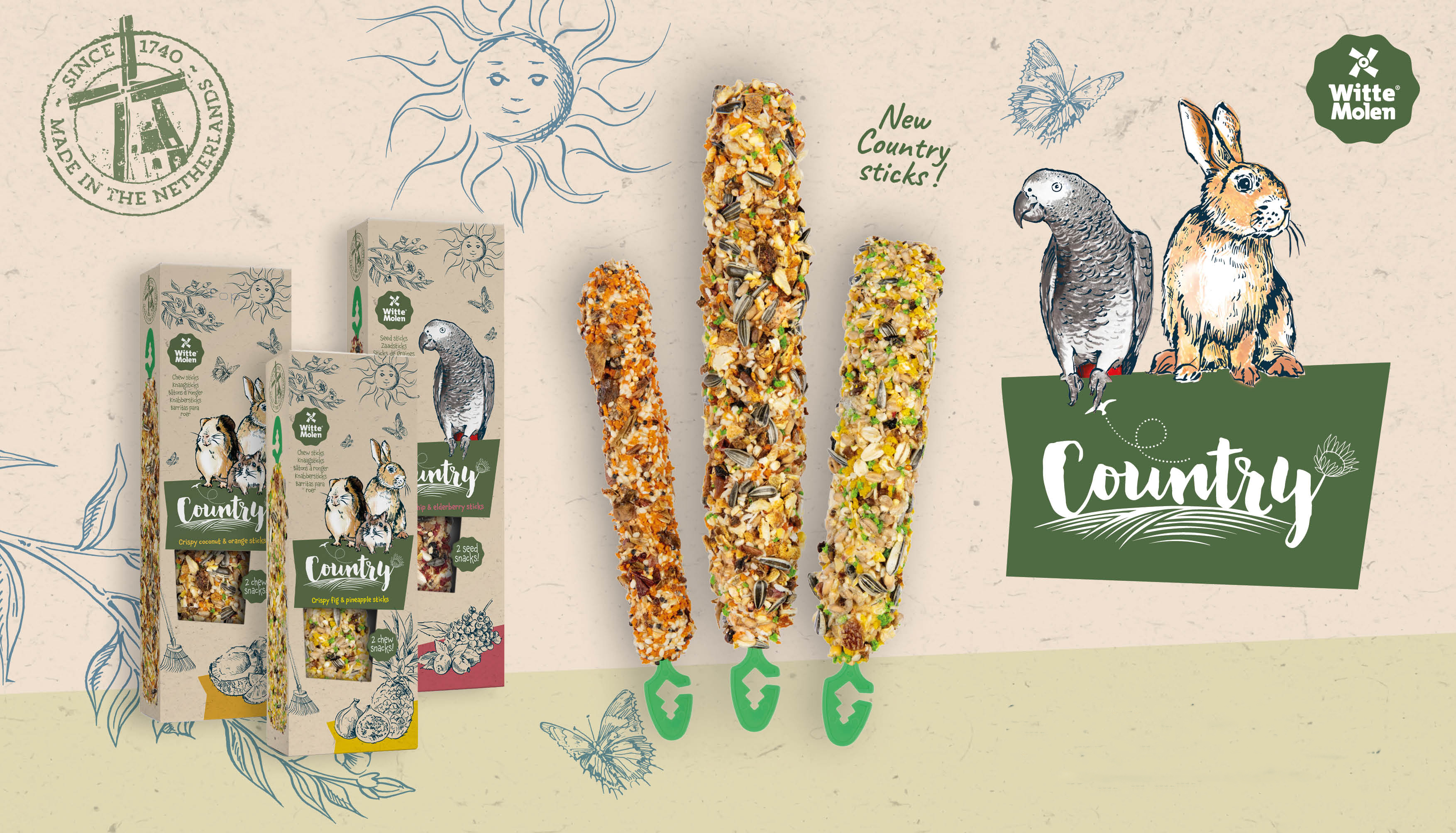 Leckere und gesunde Snacks für Vögel und Säugetiere