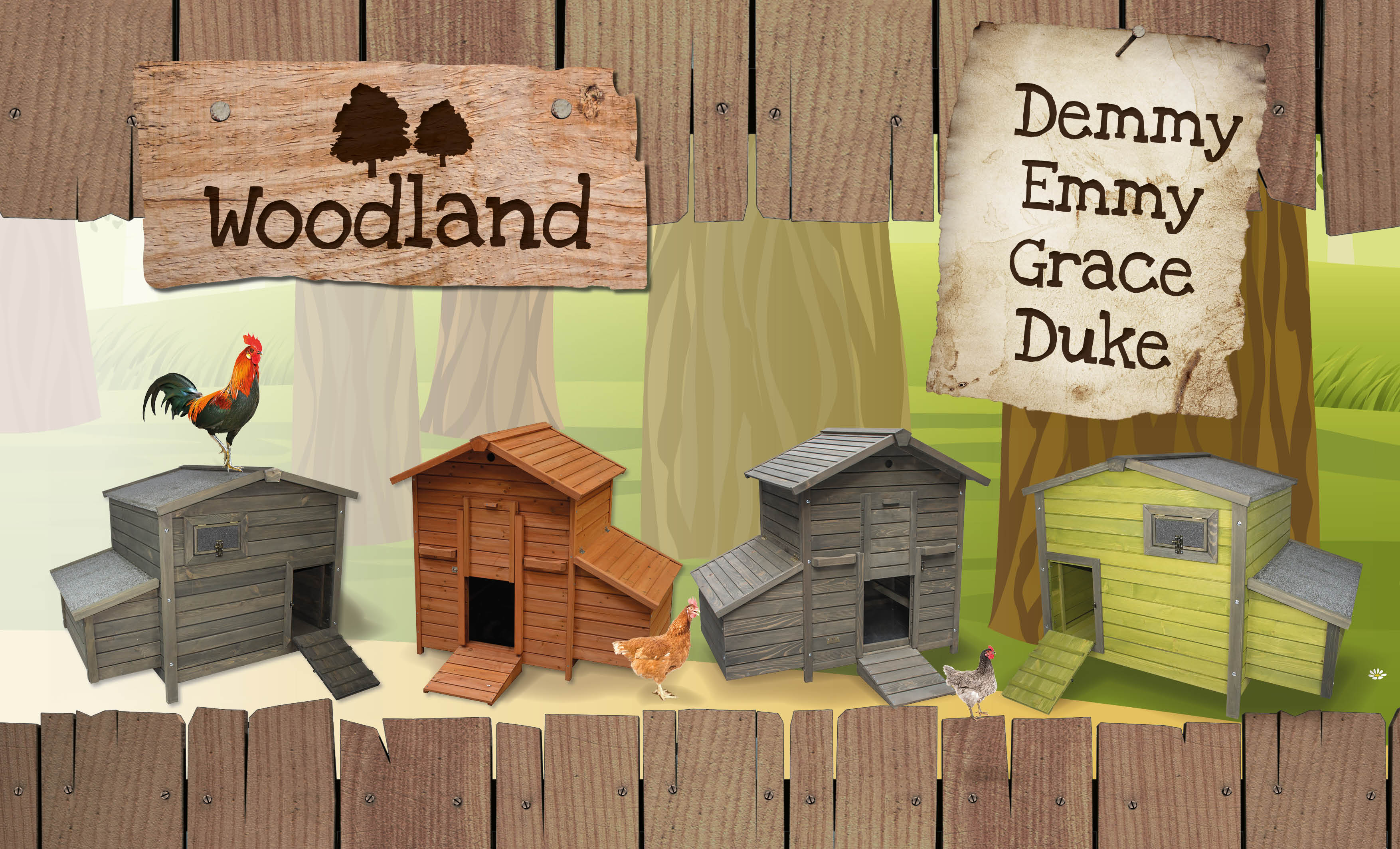 Les nouveaux poulaillers de Woodland