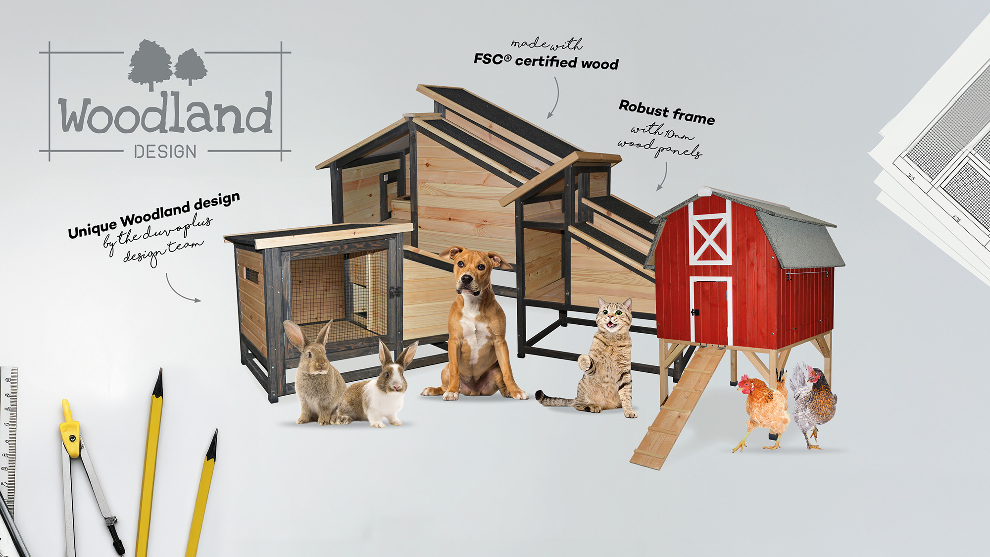 Nuevo: diseño Woodland – sostenibilidad y calidad para cada mascota